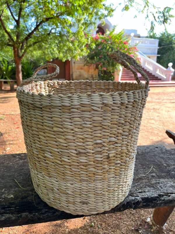 Banana Fibre Laundry Basket